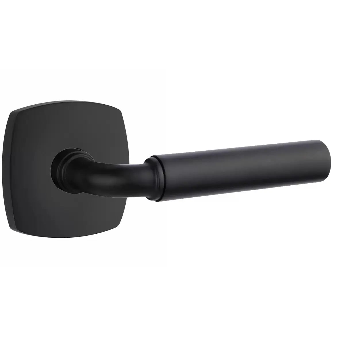 Emtek Smooth Lever with R-Bar Stem and Urban Modern Rose by Emtek