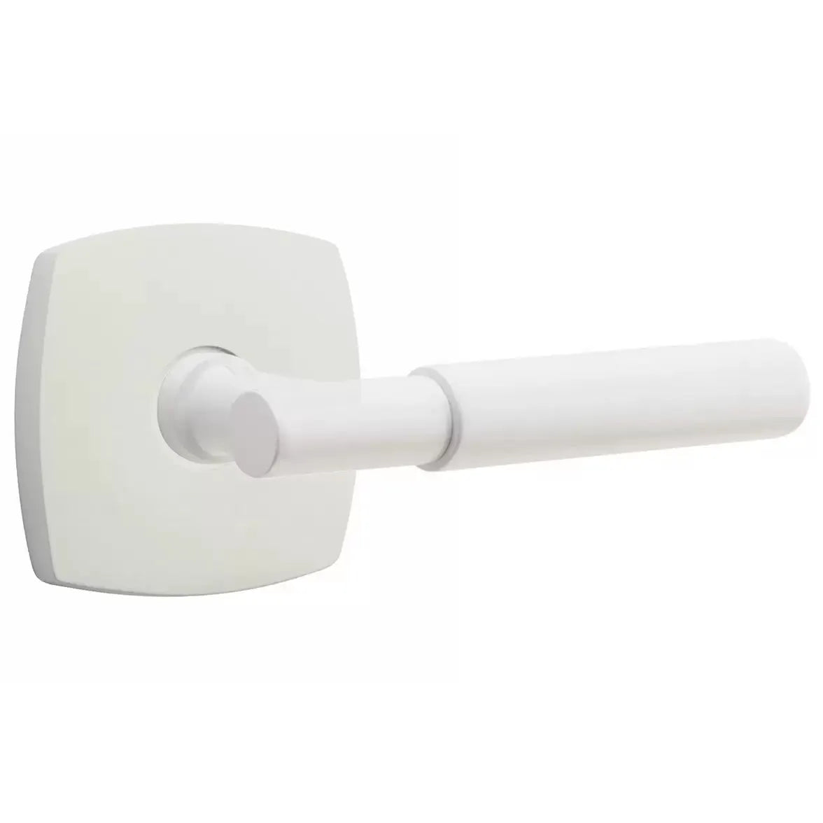 Emtek Smooth Lever with T-Bar Stem and Urban Modern Rose by Emtek