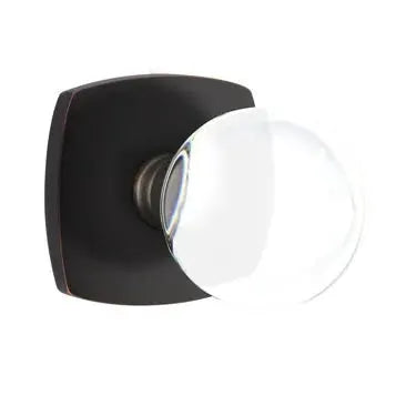 Emtek Bristol Glass Knob with Urban Modern Rose by Emtek