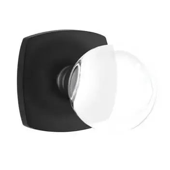 Emtek Bristol Glass Knob with Urban Modern Rose by Emtek