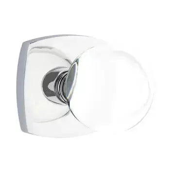 Emtek Bristol Glass Knob with Urban Modern Rose by Emtek