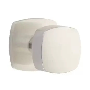 Emtek Freestone Square Knob with Urban Modern Rose by Emtek