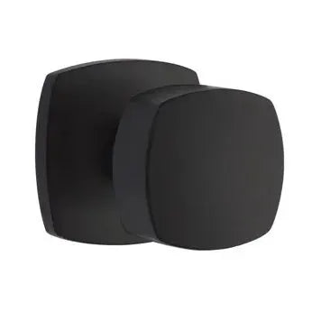 Emtek Freestone Square Knob with Urban Modern Rose by Emtek