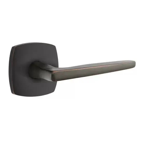 Emtek Hermes Lever with Urban Modern Rose by Emtek