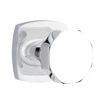 Emtek Octagon Knob with Urban Modern Rose by Emtek