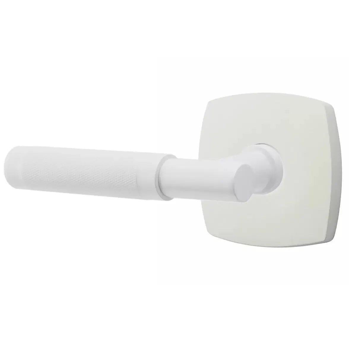 Emtek Knurled Lever with T-Bar Stem and Urban Modern Rose by Emtek