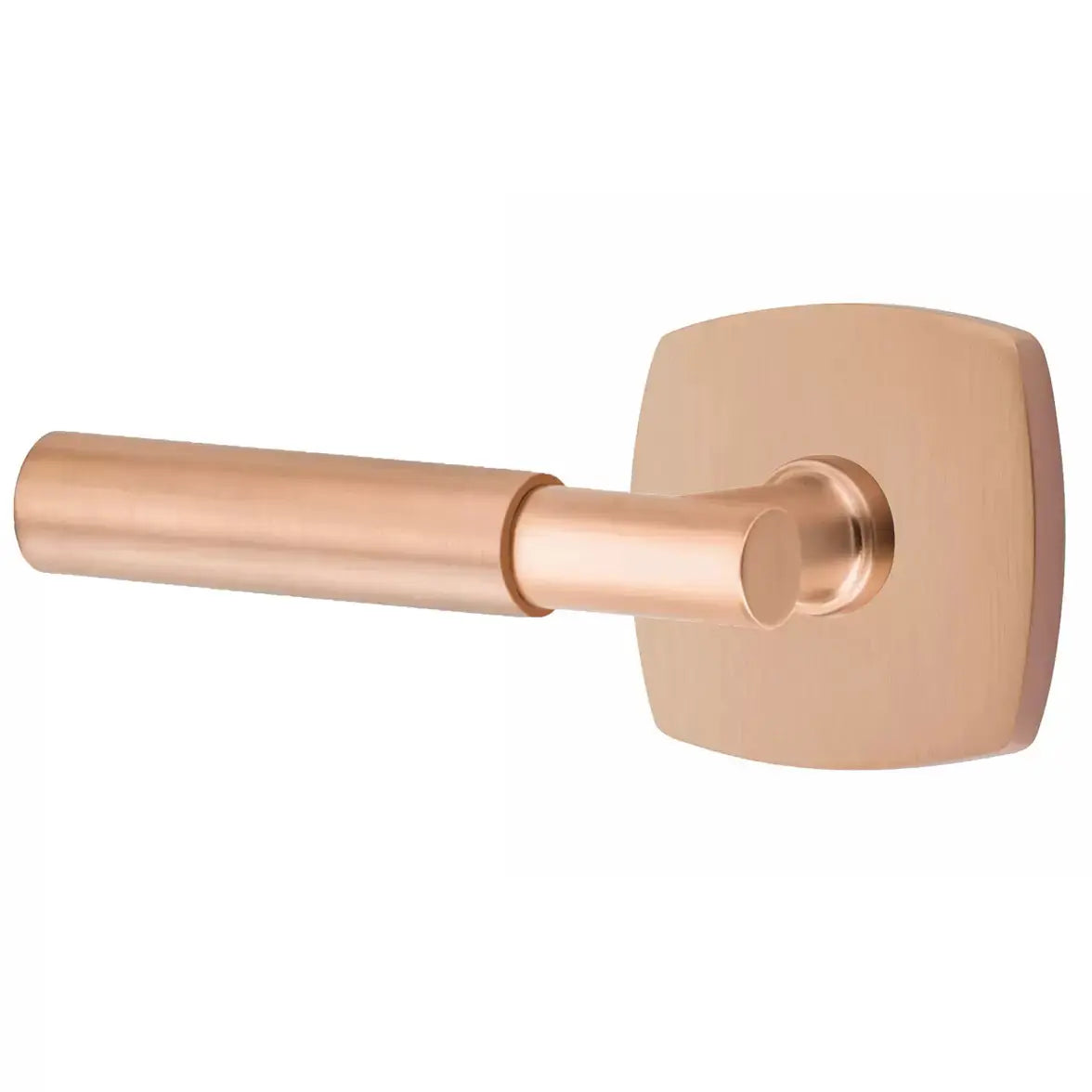 Emtek Smooth Lever with T-Bar Stem and Urban Modern Rose by Emtek