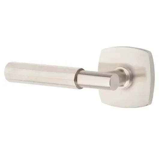 Emtek Faceted Lever with T-Bar Stem and Urban Modern Rose by Emtek
