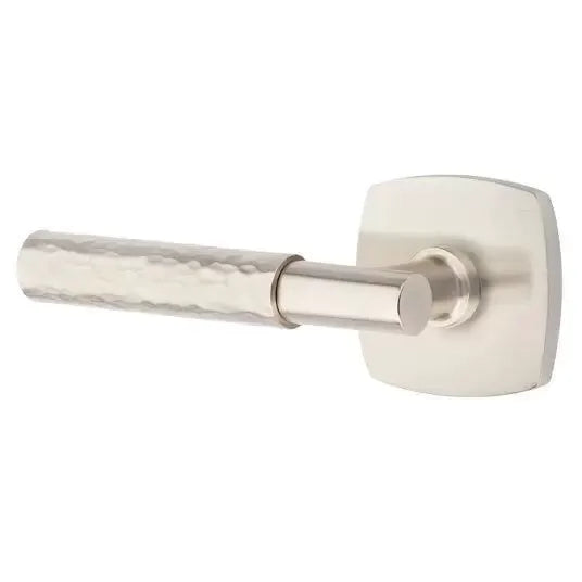 Emtek Hammered Lever with T-Bar Stem and Urban Modern Rose by Emtek