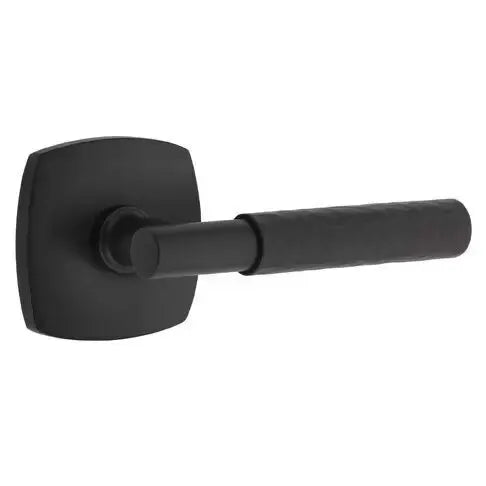 Emtek Hammered Lever with T-Bar Stem and Urban Modern Rose by Emtek