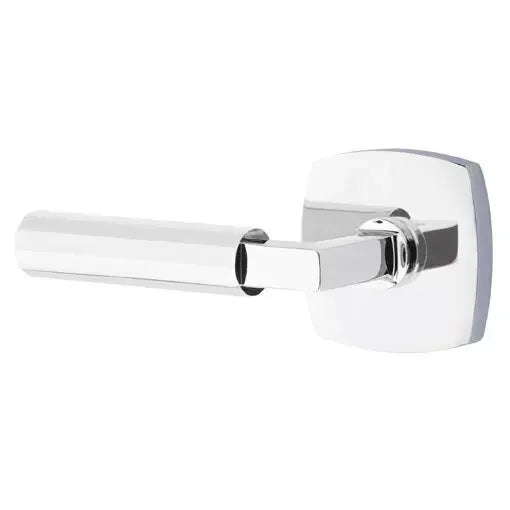 polished chrome lever