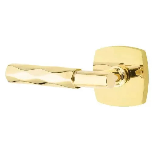 Emtek Tribeca Lever with T-Bar Stem and Urban Modern Rose by Emtek