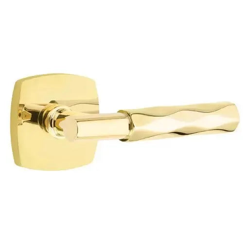 Emtek Tribeca Lever with T-Bar Stem and Urban Modern Rose by Emtek