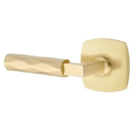 Emtek Tribeca Lever with L-Square Stem and Urban Modern Rose by Emtek