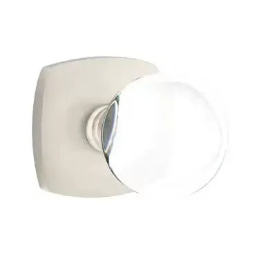 Emtek Bristol Glass Knob with Urban Modern Rose by Emtek
