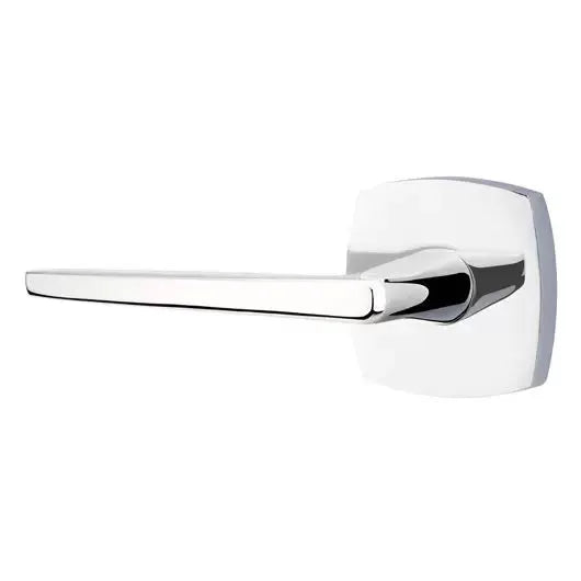 Emtek Hermes Lever with Urban Modern Rose by Emtek