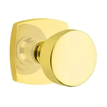 Emtek Laurent Round Knob with Urban Modern Rose by Emtek