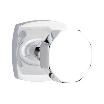 Emtek Octagon Knob with Urban Modern Rose by Emtek