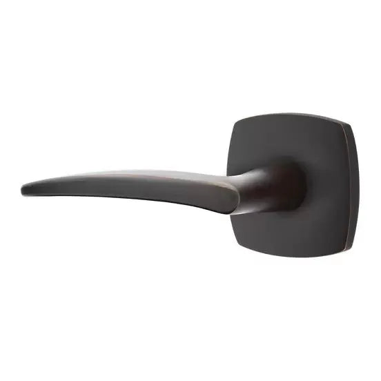 Emtek Poseidon Lever with Urban Modern Rose by Emtek