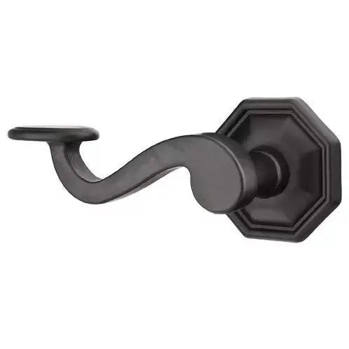 flat black bronze door lever