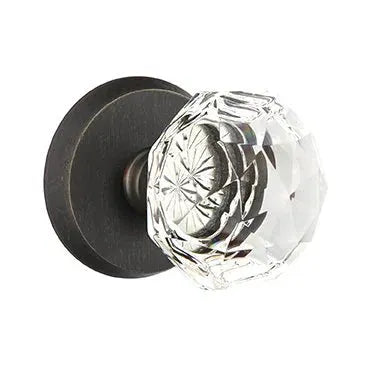Emtek Diamond Door Knob with #2 Rose by Emtek