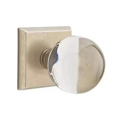 Emtek Bristol Door Knob with #6 Rose by Emtek