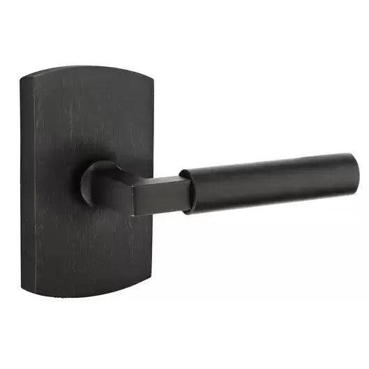 Emtek Bryce Right Handed Lever with #4 Rose by Emtek