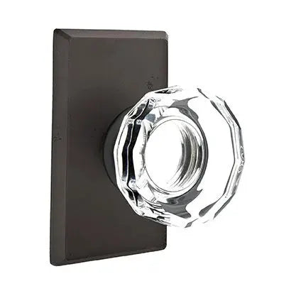 Emtek Lowell Door Knob with #3 Rose by Emtek