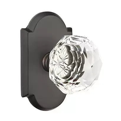 Emtek Diamond Door Knob with #1 Rose by Emtek