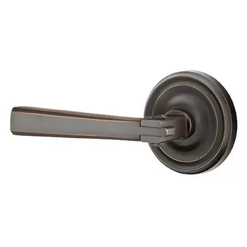 Emtek Arts and Crafts Door Lever with Regular Rose by Emtek