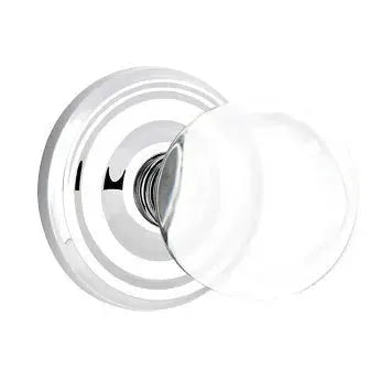 polished chrome door knob