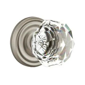 Emtek Diamond Door Knob with Regular Rose by Emtek