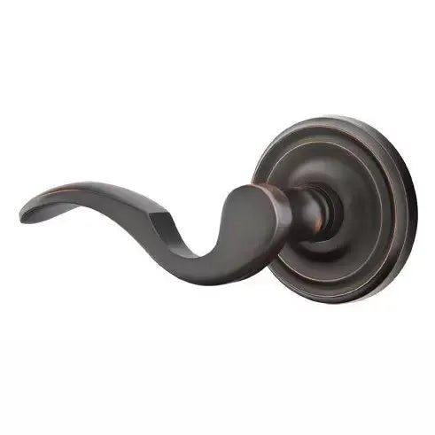 Emtek Cortina Door Lever with Regular Rose by Emtek