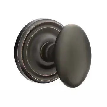 Emtek Egg Door Knob with Regular Rose by Emtek