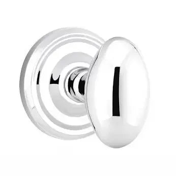 polished chrome door knob