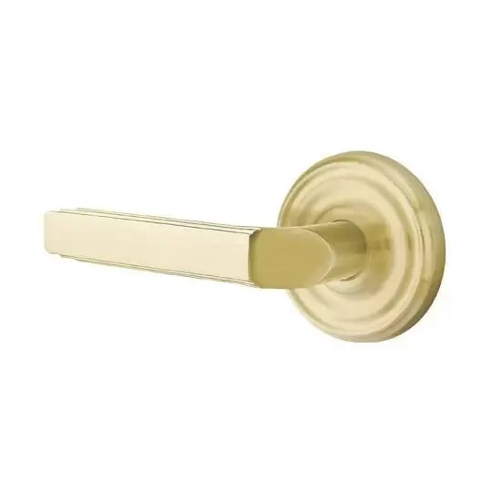 Emtek Milano Door Lever with Regular Rose by Emtek