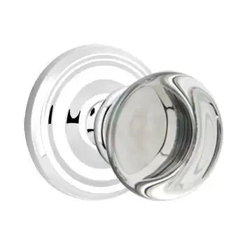 polished chrome door knob
