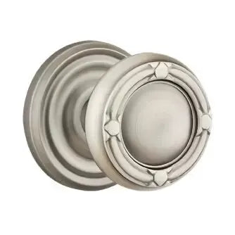 Emtek Ribbon and Reed Knob with Regular Rose by Emtek