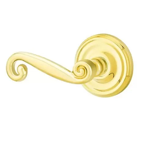Emtek Rustic Door Lever with Regular Rose by Emtek