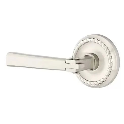 Emtek Arts and Crafts Door Lever with Rope Rose by Emtek