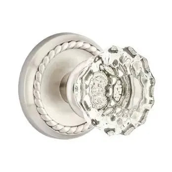 Emtek Astoria Door Knob with Rope Rose by Emtek