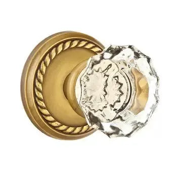 Emtek Astoria Door Knob with Rope Rose by Emtek
