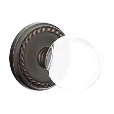 Emtek Bristol Door Knob with Rope Rose by Emtek