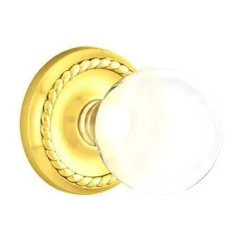Emtek Bristol Door Knob with Rope Rose by Emtek