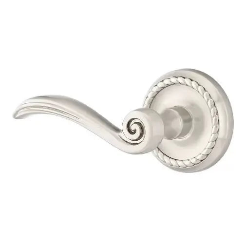 Emtek Elan Lever with Rope Rose by Emtek