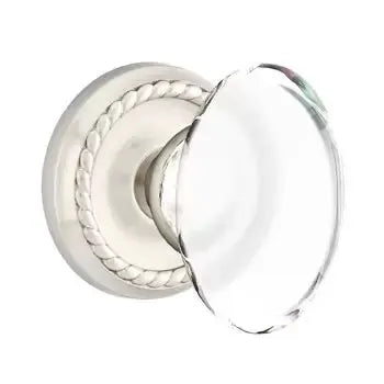 Emtek Hampton Door Knob with Rope Rose by Emtek