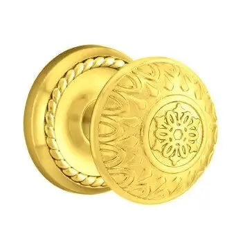 Emtek Lancaster Knob with Rope Rose by Emtek