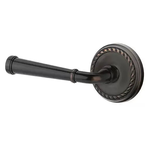Emtek Merrimack Lever with Rope Rose by Emtek
