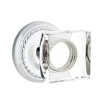 polished chrome door knob