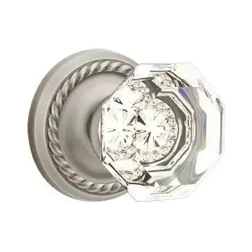 Emtek Old Town Door Knob with Rope Rose by Emtek